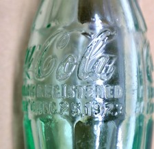 RARE-ORIGINAL PAT’D DEC. 25, 1923 COCA COLA “DUBUQUE, IA.” HOBBELSKIRT picture