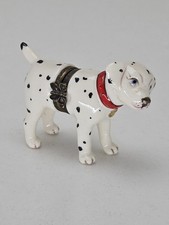 Vintage Rare Studio USA Dalmatian Dog Porcelain Trinket Box picture