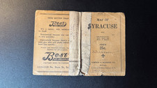 Vintage Syracuse NY & University Lot – 1918 Map, c1898 Map, 3 Postcards & Cards picture