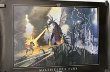 Art of Disney Maleficent's Fury Rare Print Poster by Charles Wessig picture