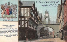 Postcard Eastgate Street Chester U.K. picture