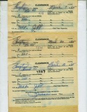 SOUTHERN PACIFIC RY. TRAIN ORDERS (40) LANGTRY, TEXAS  ALL  1965. picture