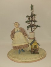 2004 Early Allen W. Cunningham Signed Handmade Original Xmas Figurine Doll Tree picture