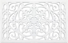 Cast Iron Trivet, 9.6 x 6.3 Inch Metal Trivet with Rubber Feets, Rustic Heat ... picture
