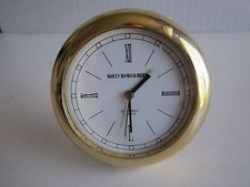 BAILEY BANKS & BIDDLE BRASS DESK CLOCK - TUB BN-12 picture