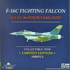 ミニカー　1/72 F-16C U.S.A.F. 64th アグレッサー飛行隊 ネリスAFB WA [75174] picture
