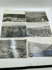 Norway Vtg Postcards Lot of 6 Oslo, Evanger, Boat Parade, Etc BW Photos picture