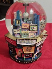 Bloomingdales Broadway Musical 2001 Snow Globe Times Square Twin Towers picture