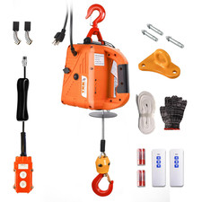 3-in-1 Electric Hoist, 1500W, 1100 lb Capacity, 25 ft Lift, 120V picture