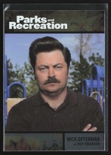 Nick Offerman Ron Swanson 2013 Parks and Recreation Foil Press Pass B #72 picture