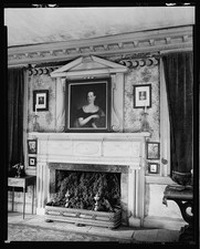 Photo:Fotheringay Elliston Virginia 1935 Interior Fireplace Portraits picture