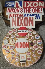 Political Campaign 1968-Richard Nixon 50 Various Pieces Of Mixed Memorabilia  picture