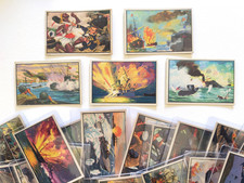 1954 Bowman US Navy Victories Complete Set 1-48 + 22 Dupes 70 Cards R701-16 GD picture