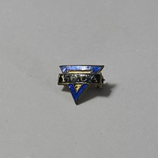Vintage YWCA (Young Women’s) Badge / Pinback - Brass Mini Retro - 1/2” Rare picture