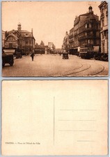 Continental Troyes Place De LHotel De Ville Postcard picture