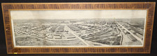 WWI Army Camp Custer Michigan from 500 Feet 1918 Photograph 30 x 10 1/2 Inches picture