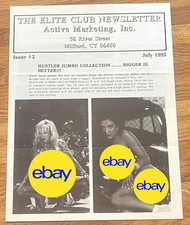 1995 Elite Club Newsletter #2 Active Marketing Hustler Stripper Series Pandora picture