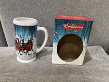 2007 Anheuser Busch Holiday Series Winter's Calm Beer Stein w/ Original Box picture