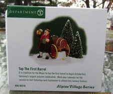 2002 Department 56 Alpine Village Series #56.565310 TAP THE FIRST BARREL Unused picture