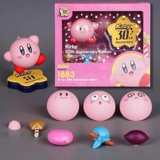 Nendoroid 1883 Kirby 30th Anniversary Ver Anime Figure Set Extra Face Parts picture