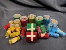 Vintage Lot: Christmas Western Germany Foil Aluminum Garlands or Borders RARE picture