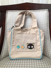 Sanrio 2003 Vintage Chococat Flower Motif Canvas Tote Bag HTF Brand New with Tag picture