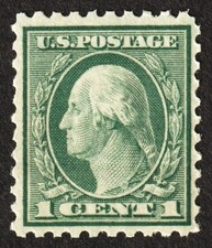 1921 George Washington  104 year old 1 Cent US Postage Stamp MINT picture