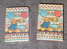 Lucy and Me Playing Cards Enesco Vintage 1982 Lucy Rigg Teddy Bear SEALED picture