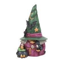 Witchful Thinking Witch Gnome with Cauldron By: Heartwood Creek Jim Shore *SHIPS picture