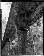 Lancaster MA Atherton Bridge Nashua River 1930s Steel Truss Connection picture
