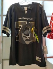 Disney Parks Maleficent Football Jersey Shirt Adult Medium NEW picture