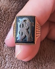 Vtg Brotherhood Of Railroad Trainmen BRT Ring Size 9.25 RARE picture