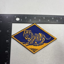 Vtg Gorgeous Old TIGER Patch (Possibly ROTC JROTC / MILITARY SCHOOL Patch) 60a2 picture