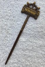 Captain Alexander's Wharf Fort Wayne Indiana Swizzle Stick 5 3/4