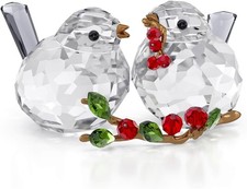 Swarovski 5701371 NEW Figurine Idyllia Bird Couple and Berries Multicolor picture