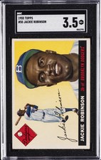 1955 TOPPS #50 JACKIE ROBINSON SGC 3.5 picture