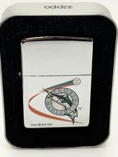 Vintage 1998 Florida Marlins Baseball MLB HP Chrome Zippo Lighter NEW B15 picture