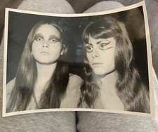 1960s Hippy Surfer Girls Makeup Hair Photo 35mm Kodak Paper picture