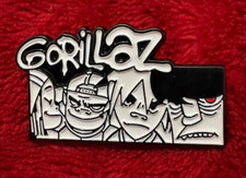 GORILLAZ enamel pin - music video band virtual - picture