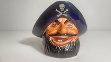 VTG Disneyland New Orleans Square Pirates Of The Caribbean Captain Jar w Lid picture