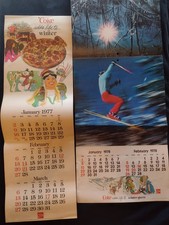 Vintage 1977 1978 Coca Cola Calendars Coke Adds Life Advertising Lot of 2 picture