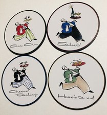 Rosanna Cheers Darling 4 Pc Coaster Set picture