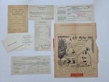 1943 vintage ELEANOR I DEMIRJIAN newton highlands ma WWII V-MAIL SCHOOL PAPERS picture