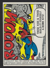 1966 Donruss Marvel Superheroes SPIDER MAN #43 Sharp picture