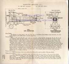 Sopwith Camel 2F1 pilots manual royal flying corps PDF arc original ww1 RAF 1918 picture