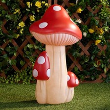 New 2025 Cracker Barrel Red/White Polka Dot Blow Mold-Plug In/bulbs NOT Included picture