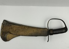 Vintage WWII US Military Woodmans Pal 280 Machete Knife & Rare Metal Scabbard picture