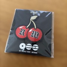 BTS RM Cherry Embroidered Patch Las Vegas ARIRANG Tour Sealed Collectible 15+ picture