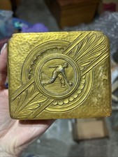 Antique W.B. Mfg Co #790 Bowling Cigarette Box Weidlich Bros Art Deco picture