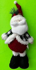 ‘Old Time Pottery’ STANDING SANTA FIGURINE W/ ADJUSTABLE LEGS NEW picture
